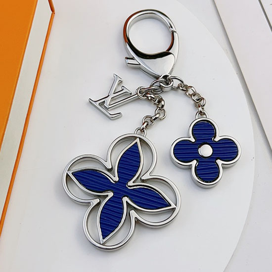 Držák Na Klíče Lv Bag Charm Rimi Modrý M61013