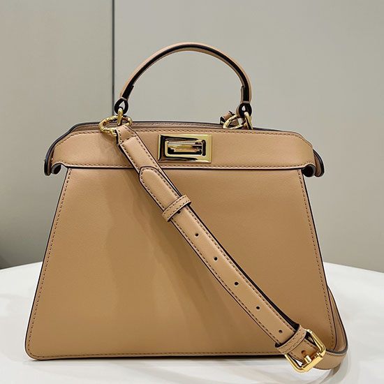 Fendi Peekaboo Iseeu Malá Taška Béžová F80011a