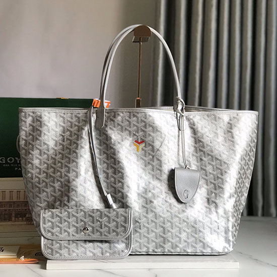 Goyard Saint Louis Tote Stříbrná G6001