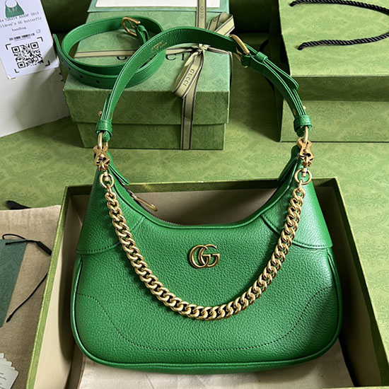 Gucci Aphrodite Malá Kabelka Přes Rameno Zelená 731817