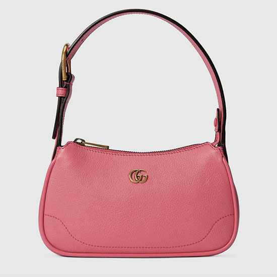 Gucci Aphrodite Mini Kabelka Přes Rameno Růžová 739076