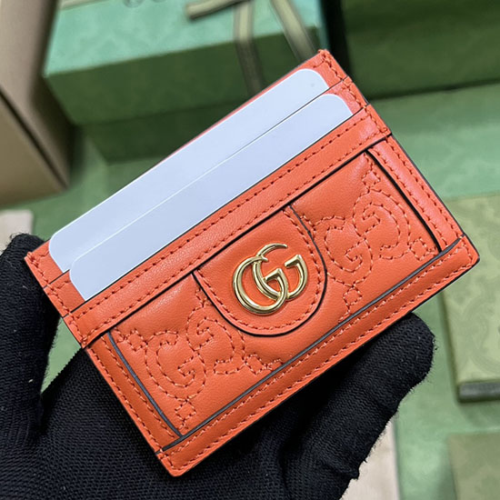 Gucci Držák Na Karty Oranžový 523159