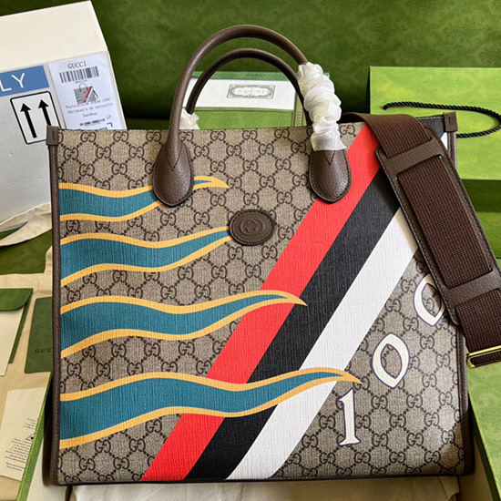 Gucci Střední Taška S Geometrickým Potiskem 674148