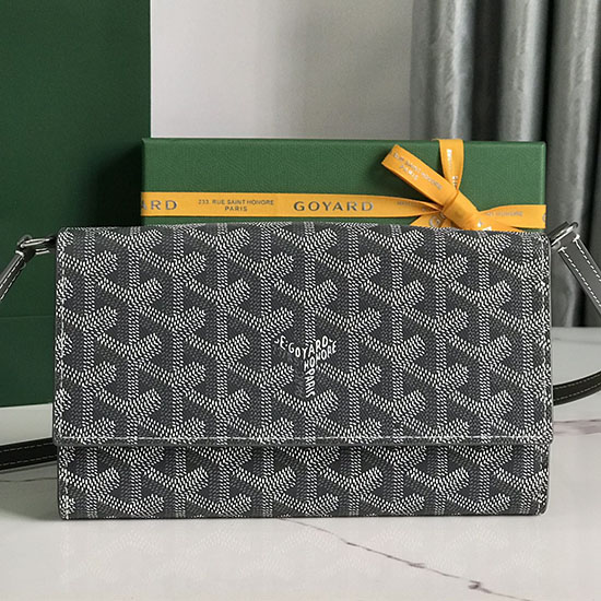 Kontinentální Peněženka Goyard Varenne G02019 šedá