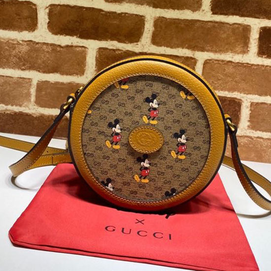 Kulatá Taška Přes Rameno Disney X Gucci 603938