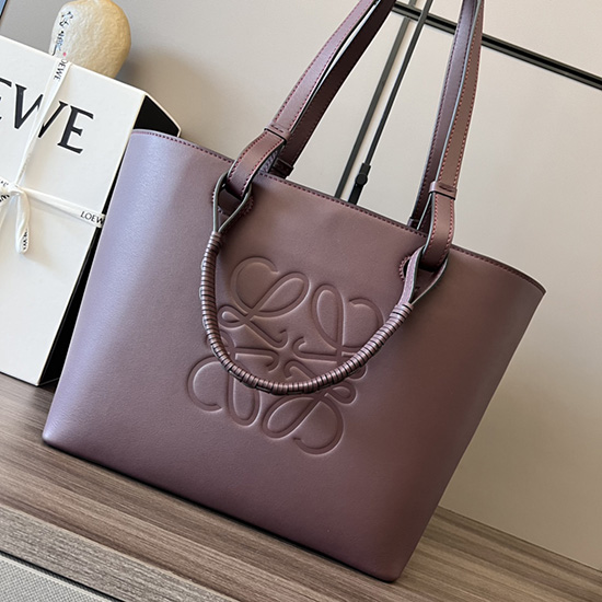 Loewe Malá Anagramová Kabelka Vínová 62186