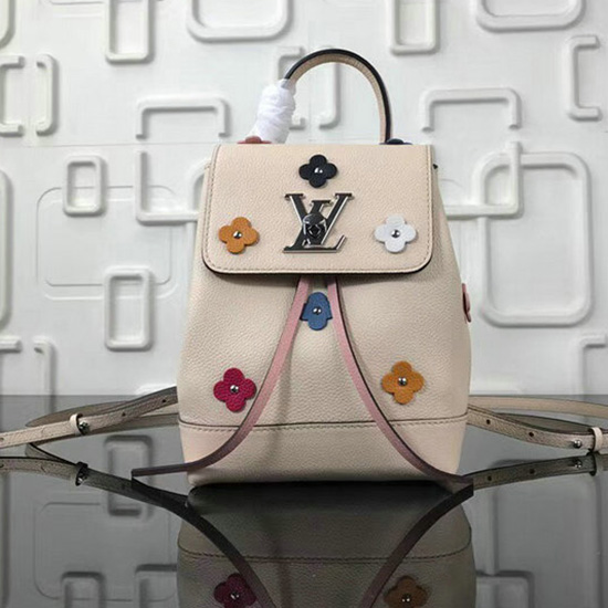 Louis Vuitton Batoh Lockme Z Měkké Telecí Kůže Mini M53079