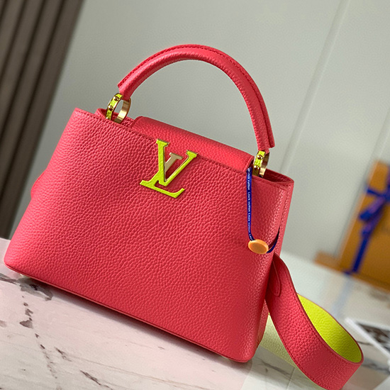 Louis Vuitton Capucines Bb Taška Růžová M59708