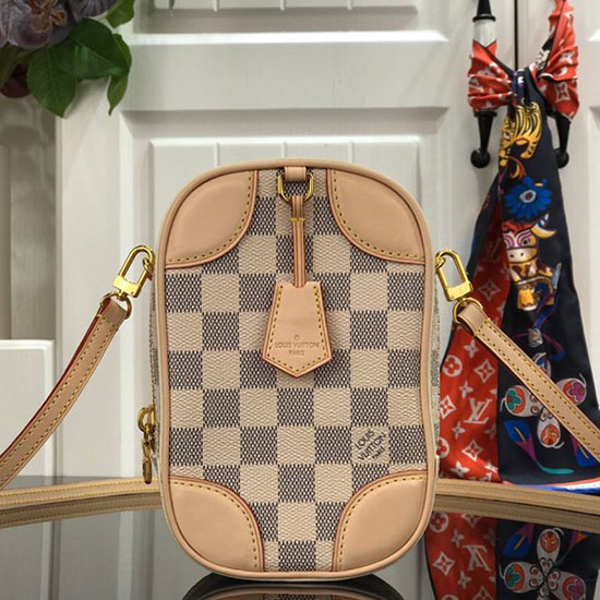 Louis Vuitton Damier Azur Plátěné Mini Zavazadlo N44583