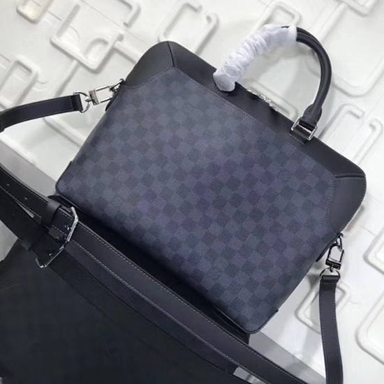 Louis Vuitton Damier Grafitová Plátěná Aktovka Oliver N51199