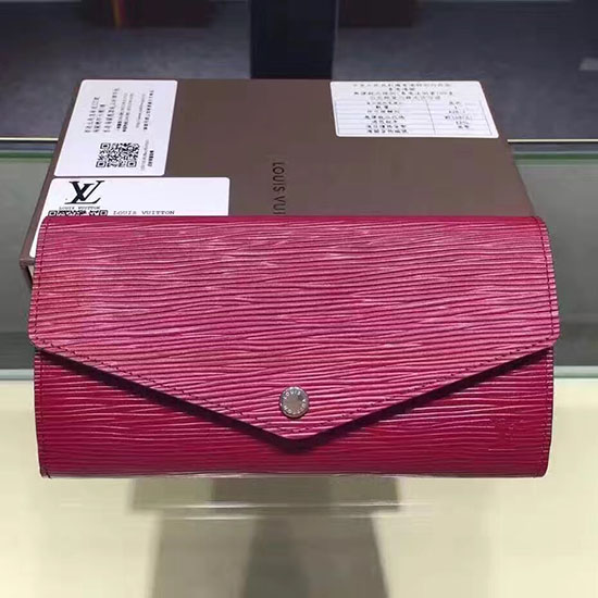 Louis Vuitton Epi Kožená Peněženka Sarah Fuchsia M60760