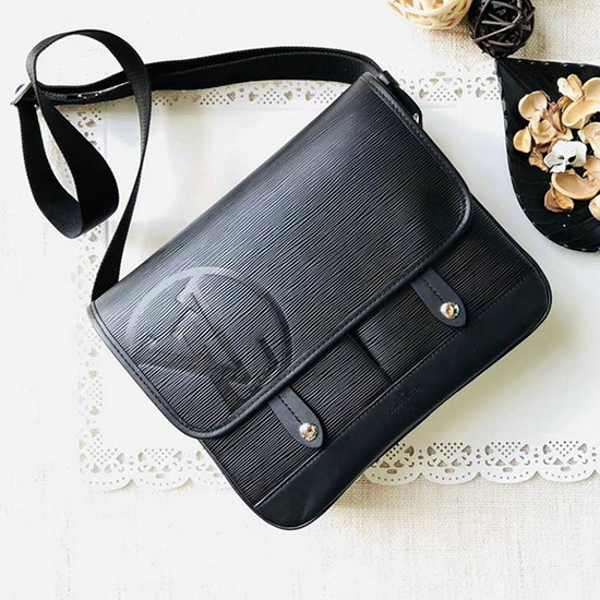 Louis Vuitton Epi Kožený Messenger Pm Black M53492