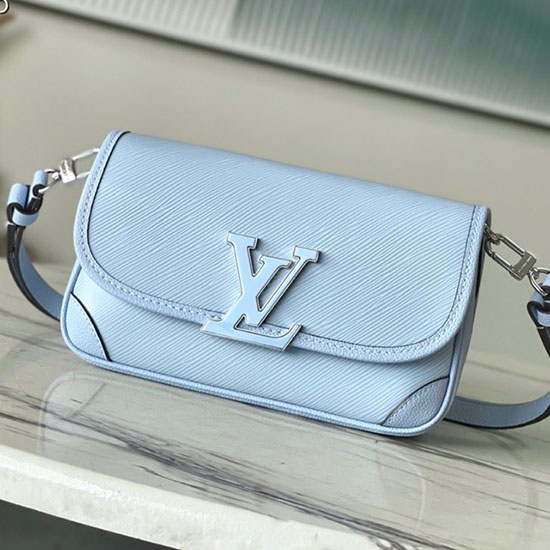 Louis Vuitton Epi Kůže Buci Modrá M59386