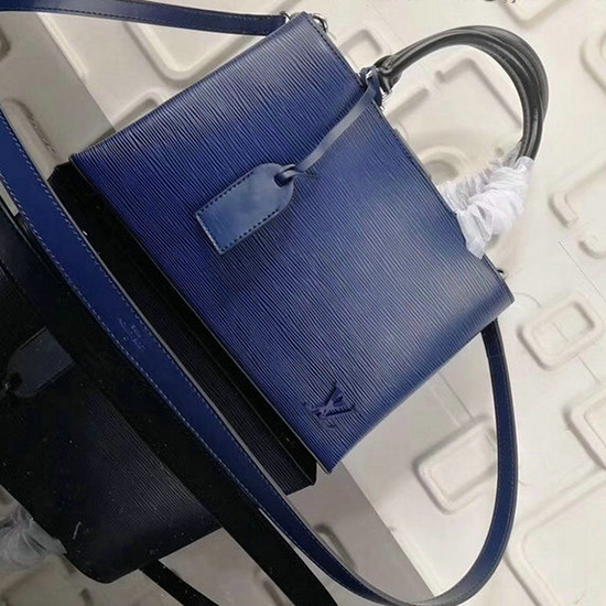 Louis Vuitton Epi Kůže Epi Kůže Kleber Pm Modrá M51333