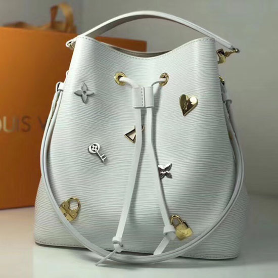 Louis Vuitton Epi Kůže Neonoe Bílá M53238