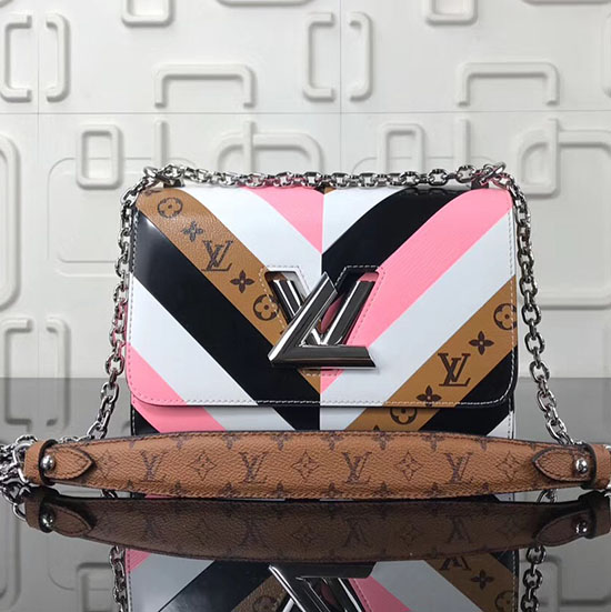 Louis Vuitton Epi Kůže Twist Mm Růžová M54723