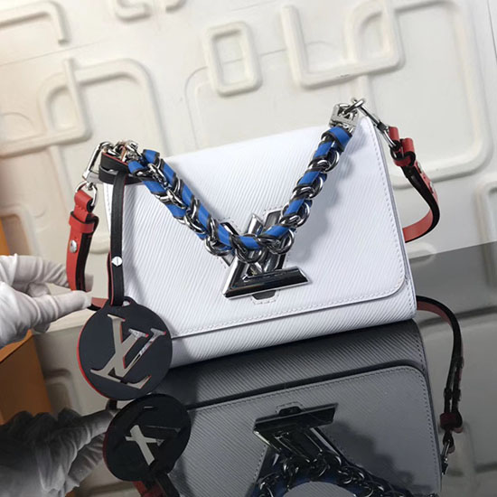 Louis Vuitton Epi Kůže Twist Pm Bílá M52500