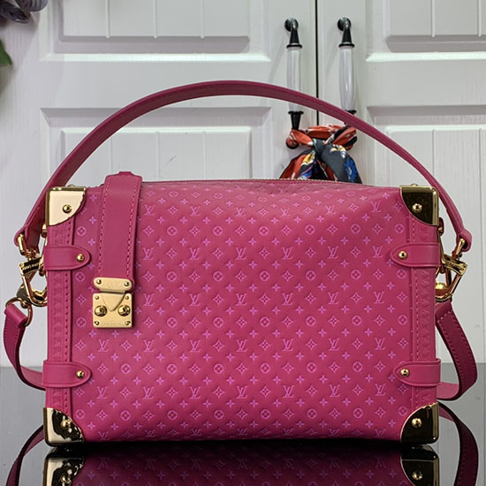 Louis Vuitton Kožený Boční Kufr Růžový M46358