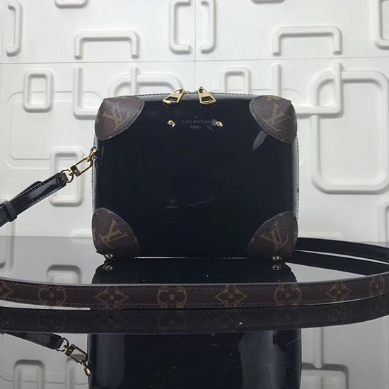 Louis Vuitton Lakovaná Kůže Venice Noir M54390