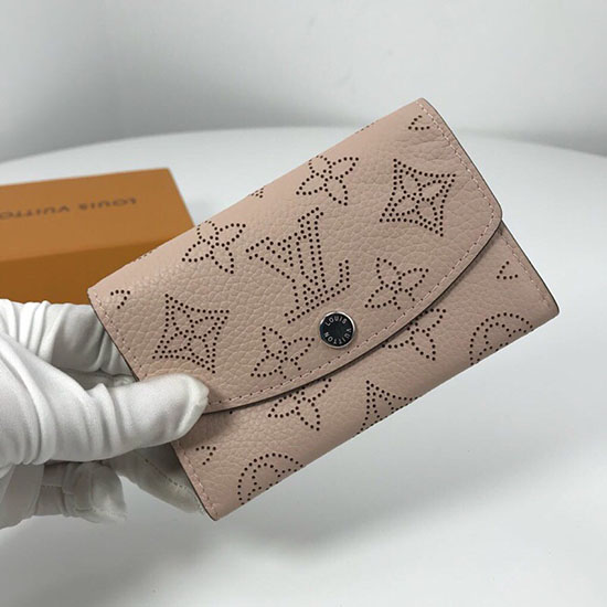 Louis Vuitton Mahina Kožená Anae Peněženka Na Mince Růžová M64052