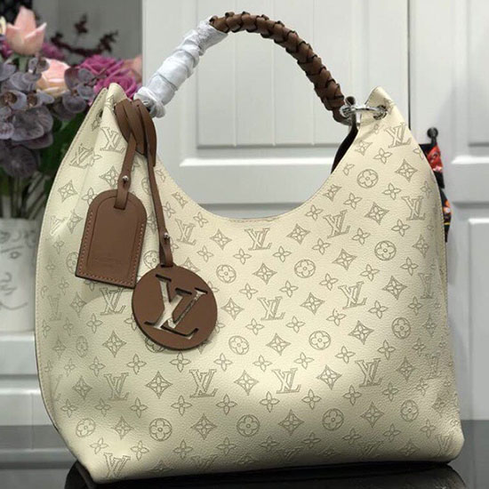 Louis Vuitton Mahina Kůže Karmelový Krém M53188