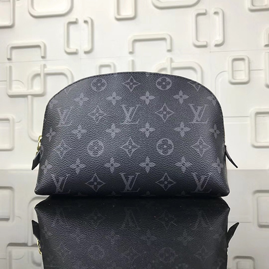 Louis Vuitton Monogram Eclipse Plátěná Kosmetická Taštička Pm M47515