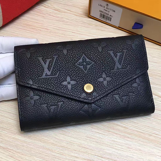 Louis Vuitton Monogram Empreinte Peněženka černá M60541