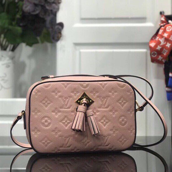 Louis Vuitton Monogram Empreinte Saintonge Růžový M44597