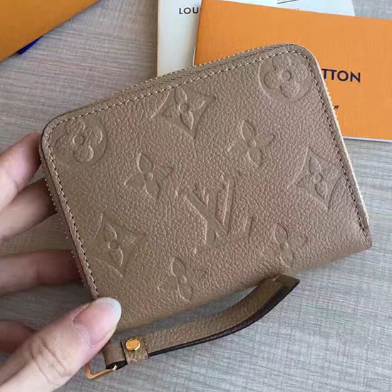 Louis Vuitton Monogram Empreinte Zippy Peněženka Na Mince Khaki M60067