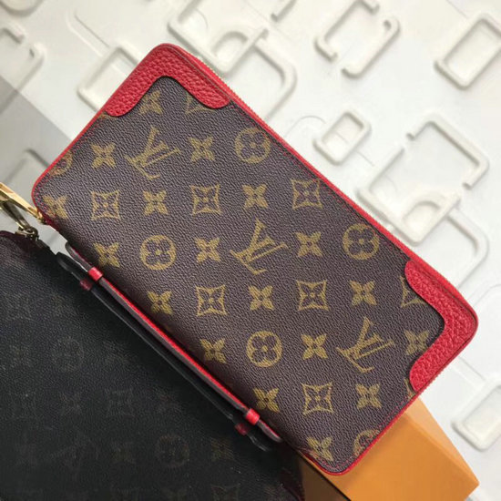 Louis Vuitton Monogram Plátno Denně Organizovat červené M60699