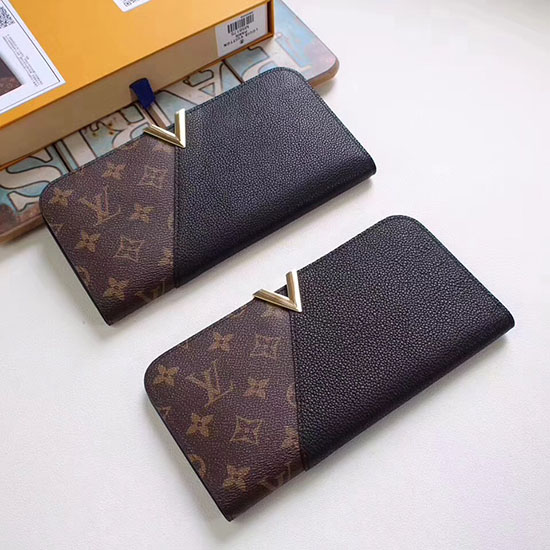 Louis Vuitton Monogram Plátěná Kimono Peněženka Noir M56175