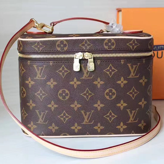 Louis Vuitton Monogram Plátěná Pěkná Bb Toaletní Taška M42265