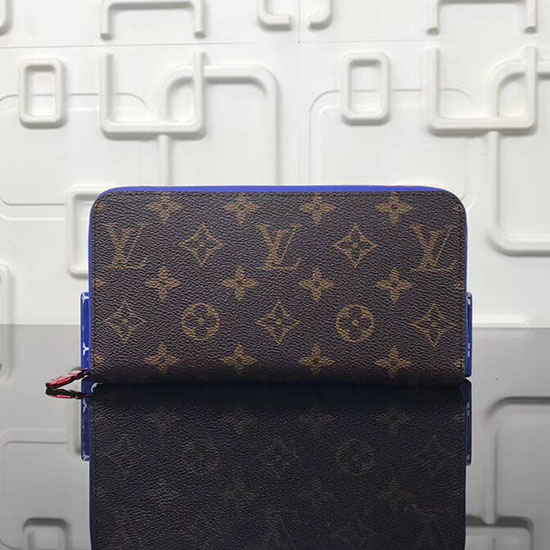 Louis Vuitton Monogram Plátěná Stuha Peněženka Hnědá M60019