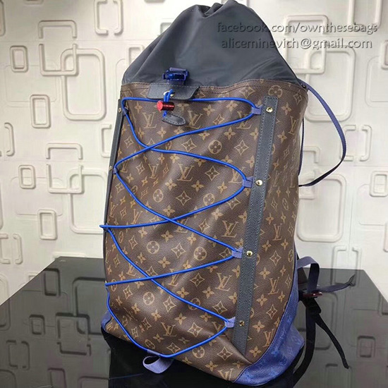 Louis Vuitton Monogram Plátěný Batoh 2 Hnědý M43834