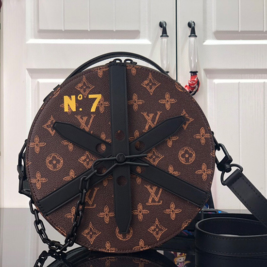 Louis Vuitton Monogram Plátěný Box Na Kola černá M59706