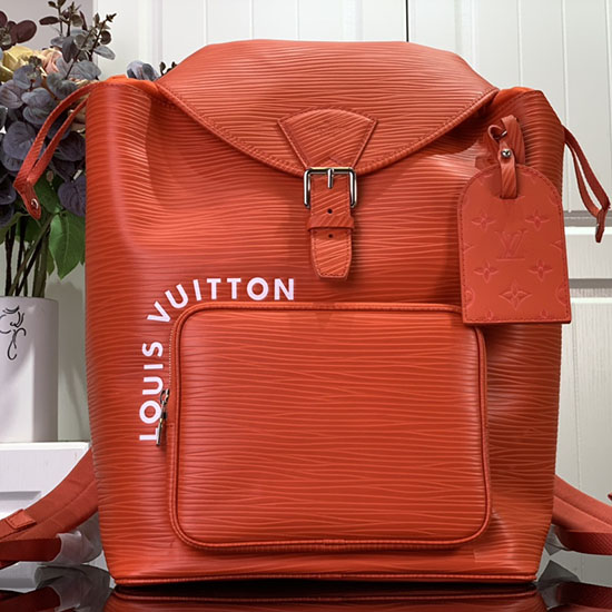 Louis Vuitton Montsouris Batoh Oranžový M23099