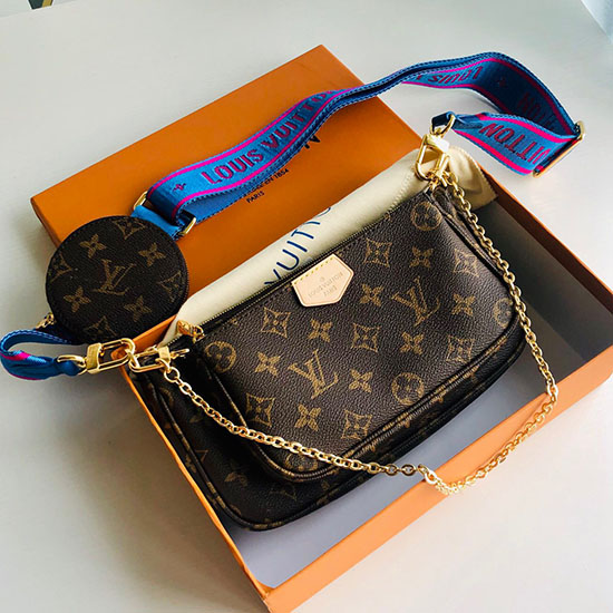 Louis Vuitton Multi Pochette Příslušenství Modrá M44823