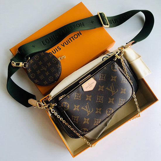 Louis Vuitton Multi Pochette Příslušenství Zelená M44813