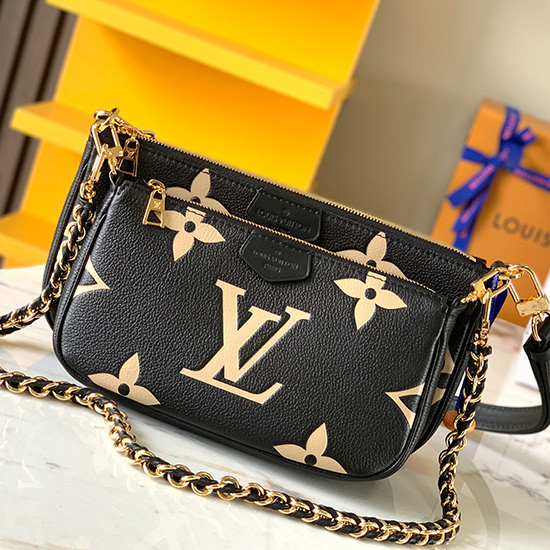 Louis Vuitton Multi Pochette Příslušenství černé M45777