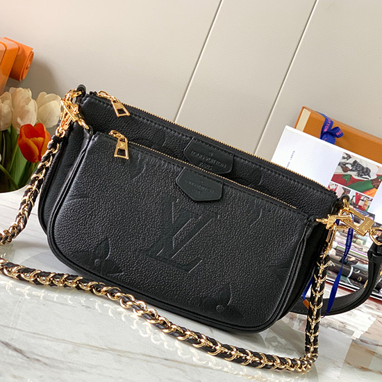 Louis Vuitton Multi Pochette Příslušenství černé M80399