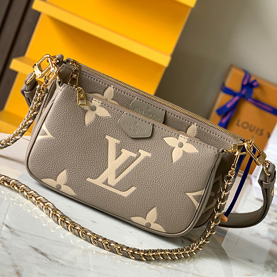 Louis Vuitton Multi Pochette Příslušenství šedá M45777