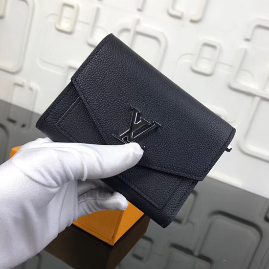 Louis Vuitton Mylockme Kompaktní Peněženka Noir M62948