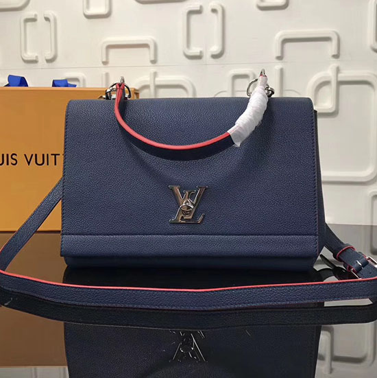 Louis Vuitton Měkká Telecí Kůže Lockme Ii Blue M50250