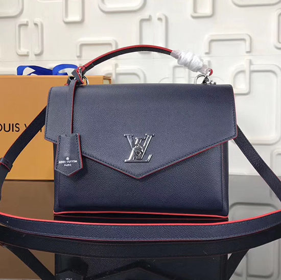 Louis Vuitton Měkká Telecí Kůže My Lockme Blue M54878