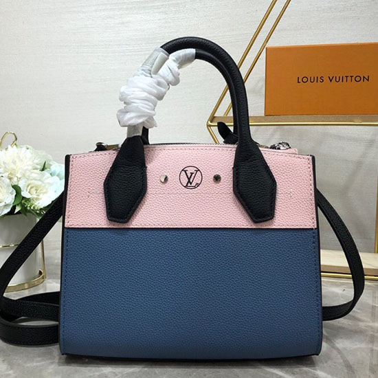 Louis Vuitton Městský Parník Mini Modrý A Růžový M53804