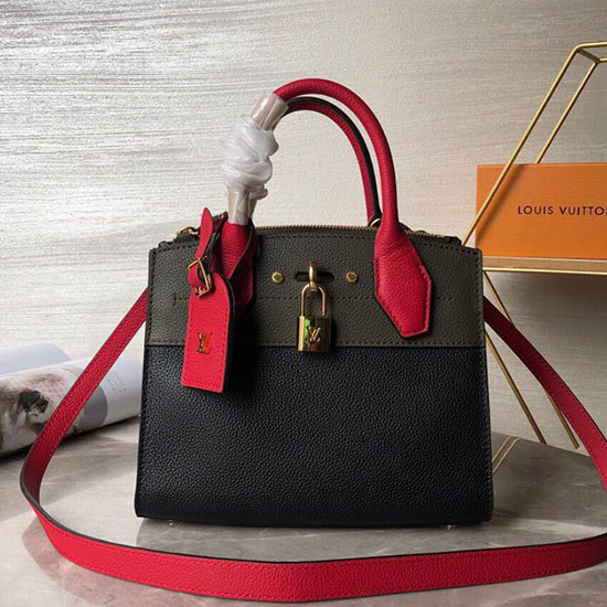 Louis Vuitton Městský Parník Mini černo-zelený M53804