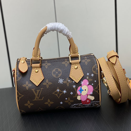 Louis Vuitton Nano Speedy Růžová M82624