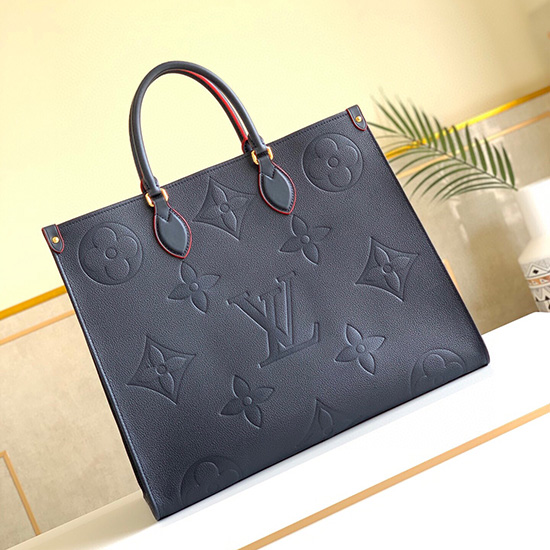 Louis Vuitton Onthego Gm Modrá M44925