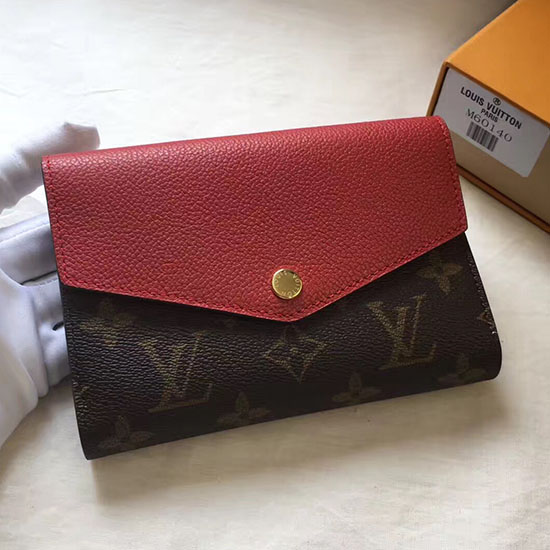 Louis Vuitton Pallas Kompaktní Peněženka červená M64072