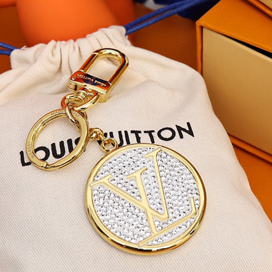 Louis Vuitton Přívěsek Na Tašku A Klíčenka Zlatý M64261